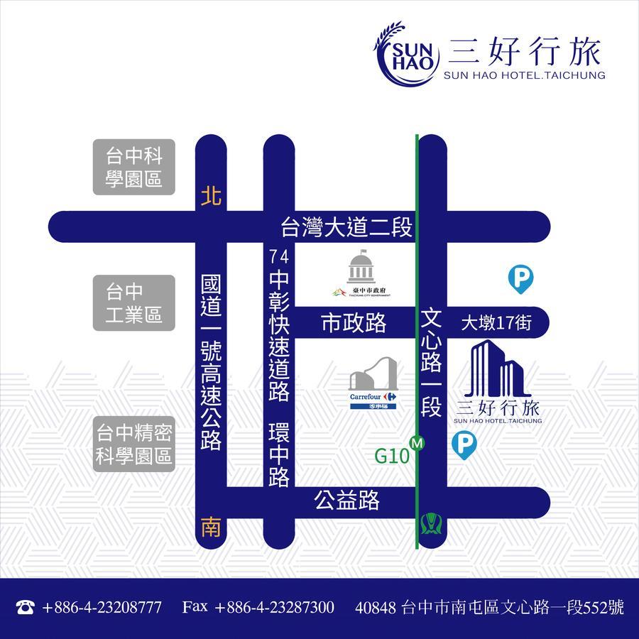 Sun Hao Hotel Taichung Eksteriør billede